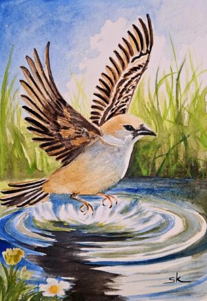 Peacock Grace Painting