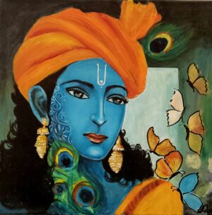 Divine Krishna Painting