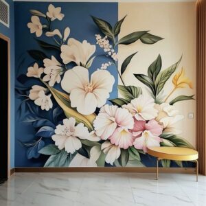 Floral Bliss Wall Painting