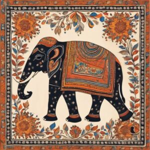 Traditional Indian Motif Art